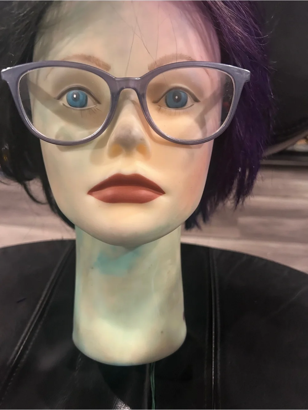 Clear Lavender Frame reading 2.25 Glasses - Classic Cat-Eye Style